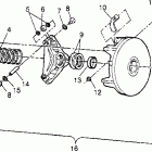 TRAIL BLAZER - W97BA25C Drive clutch sport 400l w97ba38c and trail blazer w97ba2...