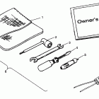 400L 6X6 - W968740 Tool kit 6x6 400l