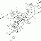 TRAIL BOSS - W968527 Gearcase / brake mounting trail boss w968527
