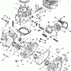 400L 6X6 - W968740 Crankcase and cylinder 6x6 400l w968740 and 6x6 400l nor...