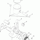 TRAIL BOSS - W968527 Crankshaft and piston trail boss w968527