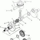 MAGNUM 4X4 - W968144 Crankshaft and piston magnum 4x4 w968144 and swedish mag...