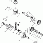 400L 6X6 - W968740 Piston and crankshaft 6x6 400l