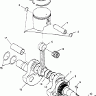 XPRESS 300 - W969530 Crankshaft and piston (300) xpress 300 w969530