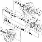 XPLORER 400L - W969140 Rear wheel drive xplorer 400l w969140