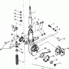 400L 6X6 - W968740 Front strut 6x6 400l