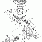 XPRESS 300 - W969530 Crankcase and cylinder (300) xpress 300 w969530