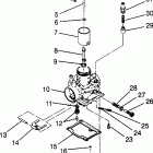 400L 6X6 - W968740 Carburetor 6x6 400l w968740 and 6x6 400l norwegian n9687...