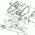 XPLORER 400L - W969140 Clutch cover xplorer 400l w969140