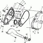 SPORTSMAN 500 - W969244 Clutch cover sportsman 500 w969244