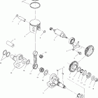 TRAIL BLAZER ES - W967827 Piston and crankshaft (sport)