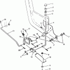 MAGNUM 4X4 - W968144 Foot pedal and parking brake swedish magnum 4x4 s968144