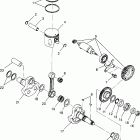 XPRESS 300 - W969530 Piston and crankshaft (400) xpress 400 w969540