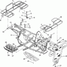MAGNUM 2X4 - W967544 Bumper / rack mounting magnum 2x4 w967544