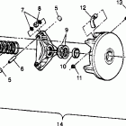 MAGNUM 2X4 - W967544 Drive clutch magnum 2x4 w967544