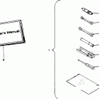 MAGNUM 2X4 - W967544 Tool kit  magnum 2x4 w967544