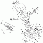 XPRESS 300 - W969530 Handlebar and headlight pod (400) xpress 400 w969540