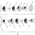 XPLORER 400L - W969140 Center tightener xplorer 400l w969140