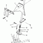 400L 2X4 - W957540 Steering post assembly  2x4 400l w957540