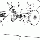 400L 2X4 - W957540 Drive clutch assembly  2x4 400l w957540