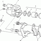 TRAIL BOSS 250 - W958527 Front brake assembly trail boss w958527