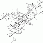 TRAIL BLAZER - W957221 Gearcase / brake mounting trail blazer w957221