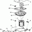 TRAIL BOSS 250 - W958527 Air box assembly  trail boss w958527