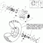 SCRAMBLER 4X4 - W957840 Front wheel assembly scrambler w957840