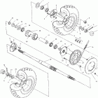 MAGNUM 4X4 - W958144 Rear wheel drive assembly (after serial #2501800)