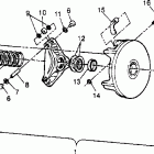 300 2X4 - W957530 Drive clutch assembly 2x4 300 w957530