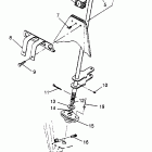 300 4X4 - W958130 Steering post assembly 4x4 300 w958130