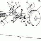 XPLORER - W959140 Drive clutch assembly  xplorer 4x4 w959140