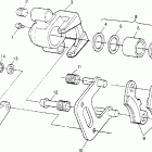 400L 2X4 - W957540 Front brake assembly 2x4 400l w957540