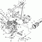 400L 2X4 - W957540 Engine mounting  2x4 400l w957540