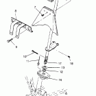 TRAIL BLAZER - W957221 Steering post assembly trail blazer w957221