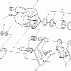 BIG BOSS 6X6 400L - W958740 Front brake assembly 6x6 400l