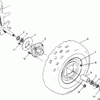 MAGNUM 2X4 - W957544 Front wheel assembly magnum 2x4 w957544