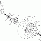 400L 2X4 - W957540 Front wheel assembly  2x4 400l w957540