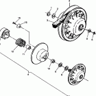400L 2X4 - W957540 Driven clutch assembly  2x4 400l w957540