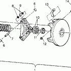 MAGNUM 2X4 - W957544 Drive clutch assembly magnum 2x4 w957544