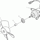TRAIL BOSS 250 - W958527 Fan motor trail boss w958527
