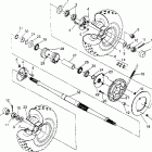 MAGNUM 2X4 - W957544 Rear wheel drive assembly  (after serial #2295881) magnu...