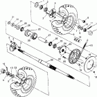 400L 2X4 - W957540 Rear wheel drive assembly 2x4 400l w957540