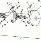 TRAIL BLAZER - W957221 Drive clutch assembly trail blazer w957221