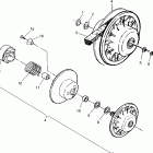 300 4X4 - W958130 Driven clutch assembly 4x4 300 w958130