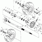 XPLORER - W959140 Rear wheel drive assembly xplorer 4x4 w959140