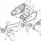 TRAIL BOSS 250 - W958527 Clutch cover assembly trail boss w958527