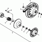 TRAIL BLAZER - W957221 Driven clutch assembly trail blazer w957221