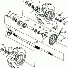 TRAIL BLAZER - W957221 Rear wheel drive assembly trail blazer w957221