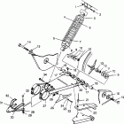 300 4X4 - W958130 Swing arm / shock mounting 4x4 400l w959140